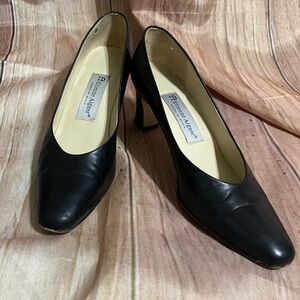 Etienne Aigner Womens Pumps Taylor Lenvy  Leather Upper black Size 7.5 Narrow